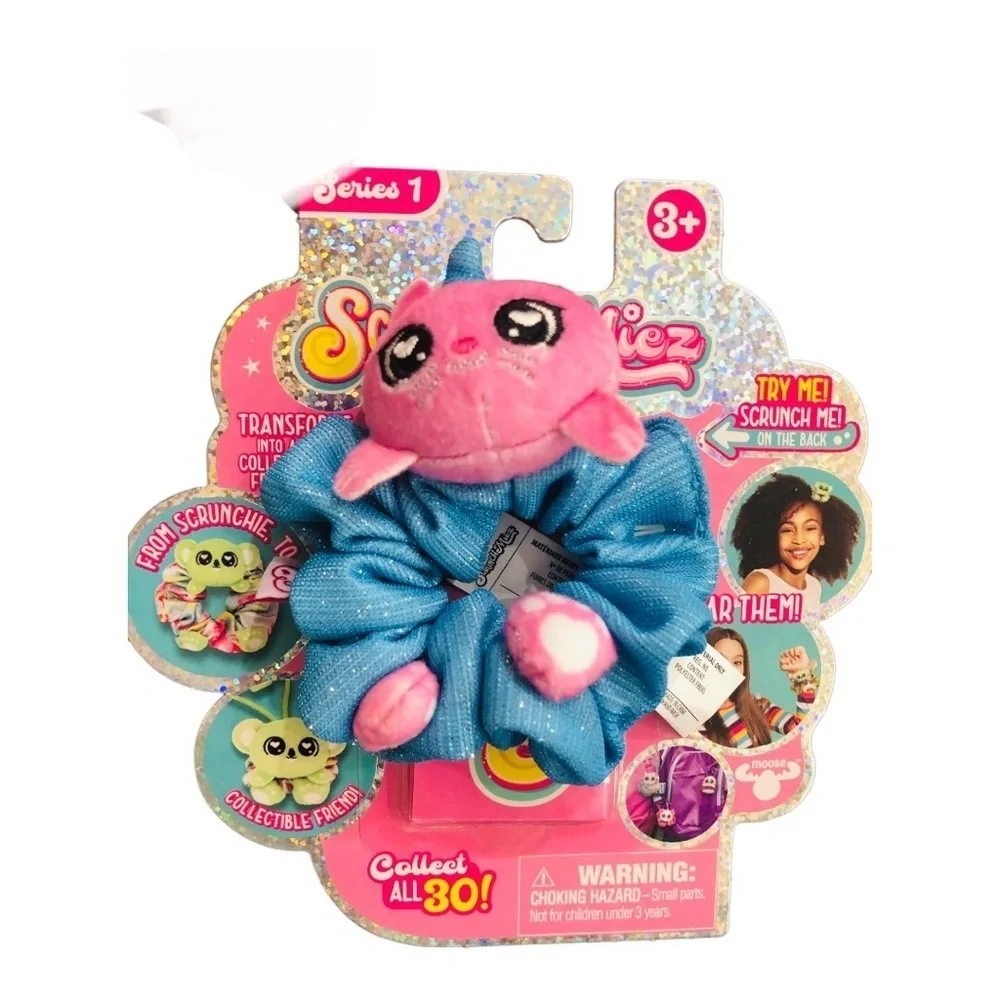 2 pack Scrunchmiez‎ sequin unicorn Roxanne and blue pink Lola new